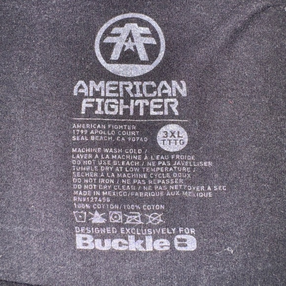 American Fighter | Men's Buckle Exclusive Graphic T-Shirt | Size XXXL - Picture 3 of 6